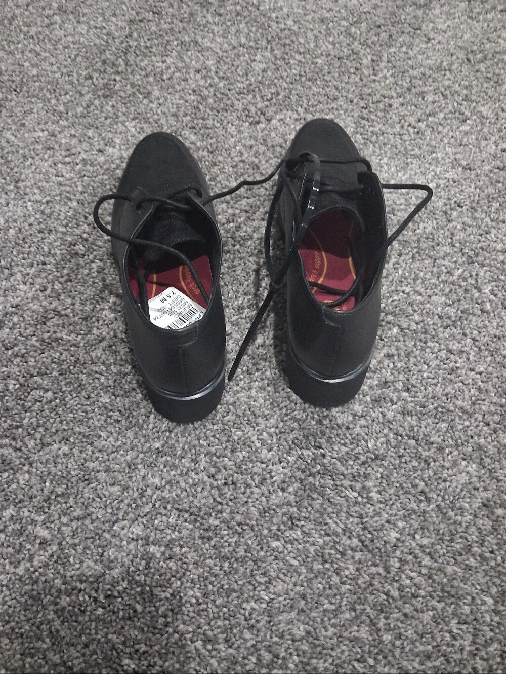 Munro Ronnie Black Lizard  Oxford Loafer Sizr 7.5 NWT